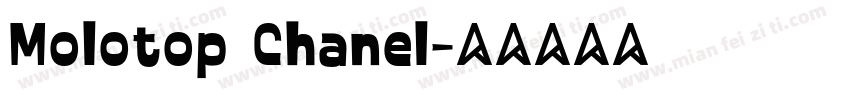 Molotop Chanel字体转换